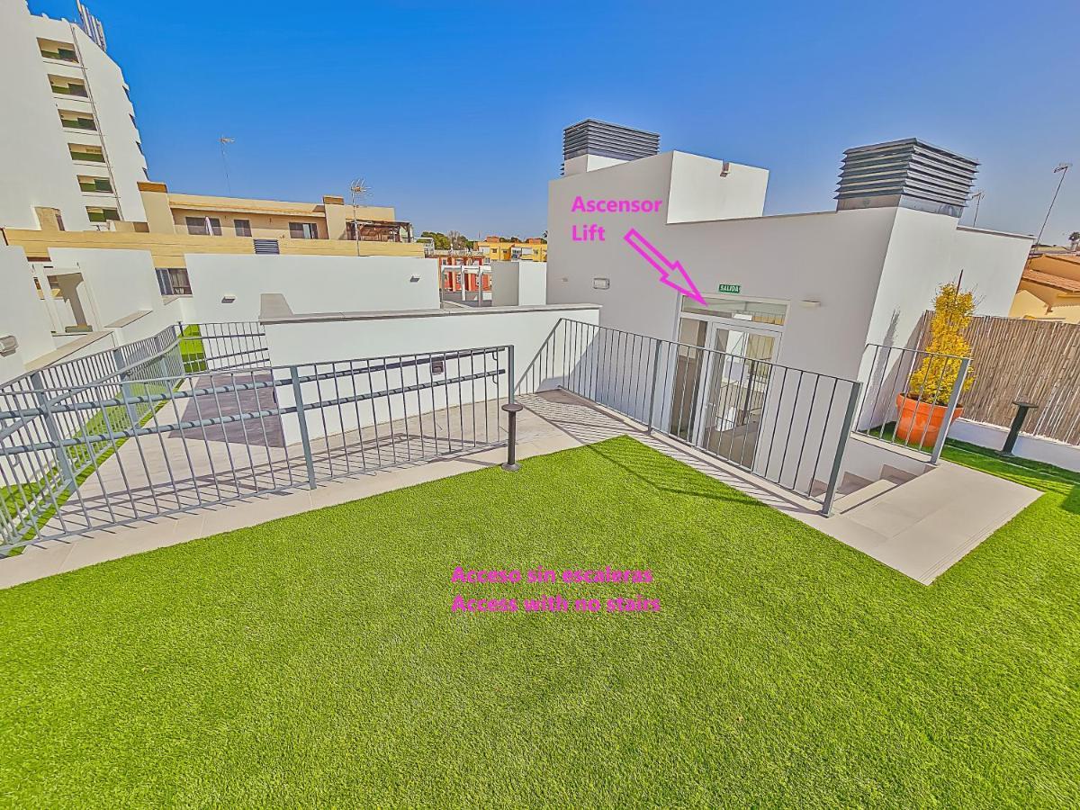 Oceanfront Duplex With A Rooftop Pool And Terrace エル・プエルト・デ・サンタ・マリア エクステリア 写真
