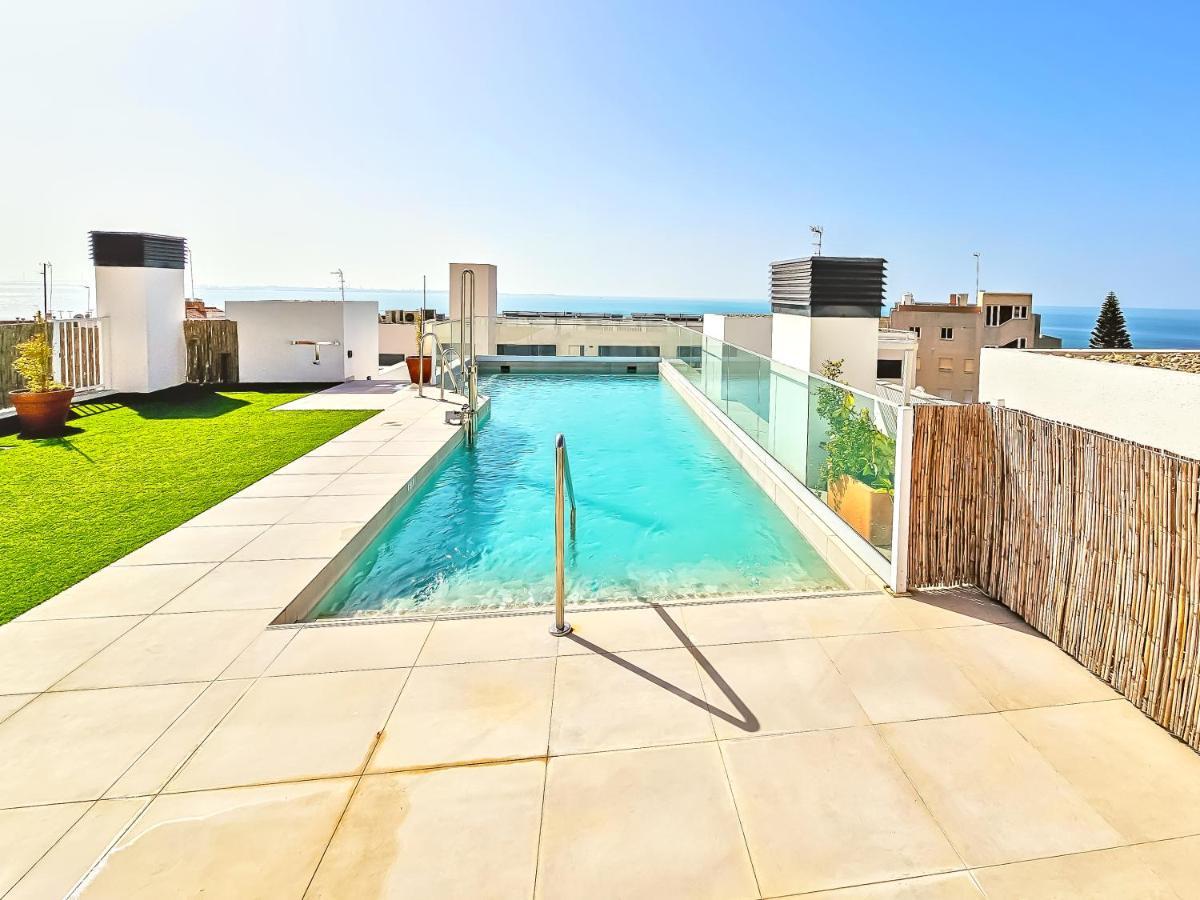 Oceanfront Duplex With A Rooftop Pool And Terrace エル・プエルト・デ・サンタ・マリア エクステリア 写真